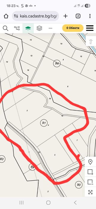 Продавам 23 декара земеделско място