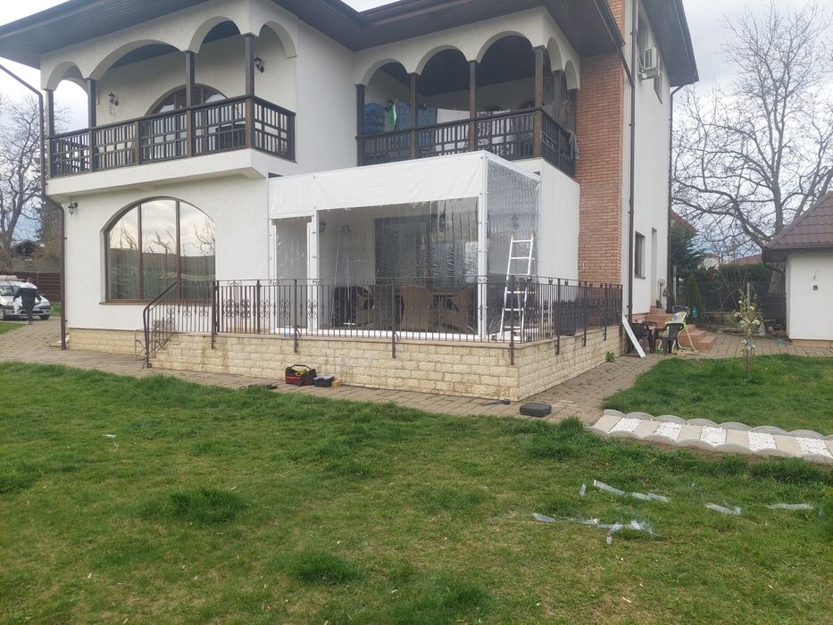 Rulouri folie terasa, folie terase și foisoare transparenta tratata UV