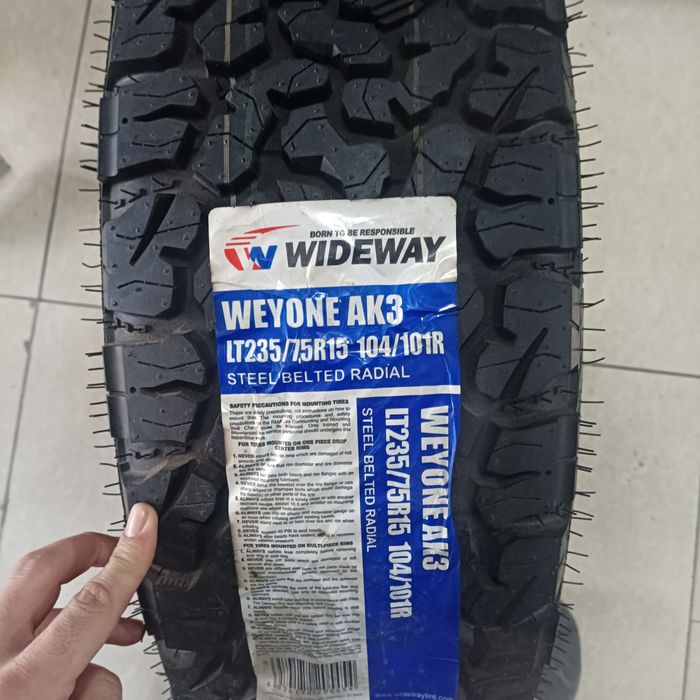 235/75/15 Uazga va nivaga yoʻl talmas baquvvat balon wideway