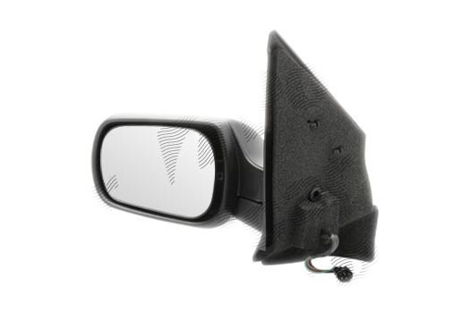 Oglinda exterioara Ford Fusion (Jus), 08.2002-09.2005, Ford Fusion (Jus), 09.2005-, stanga/dreapta, culoare sticla crom, sticla convexa, cu carcasa neagra, cu incalzire, ajustare electrica, 1315842; 137988