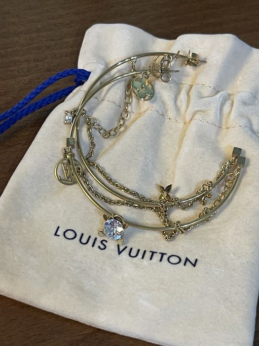 Серёжки Louis Vuitton, кольца