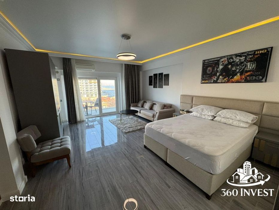 Studio de lux – White Tower Constanta | Prima linie la mare | Tur Vi