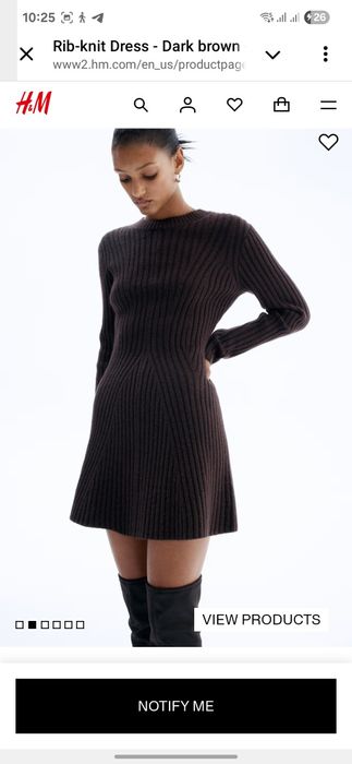 Платье.Вязанное,тёплое.Фирма Н М