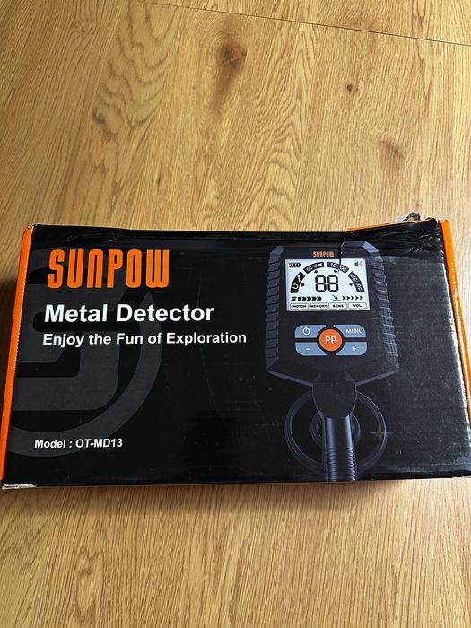 Detector Metale Profesional Sunpow - LCD 4 Moduri Set Complet Nou
