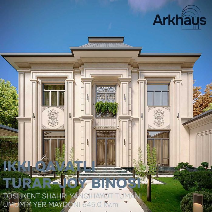 Sifatli Arxitektura Xizmatlari va Eng Zamonaviy Uylar Loyihalari ‼️