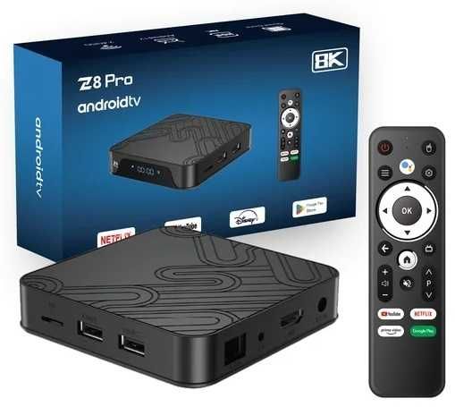 TV Box 4/32Gb с голосовым пультом, Android ТВ-приставка ТВ бокс