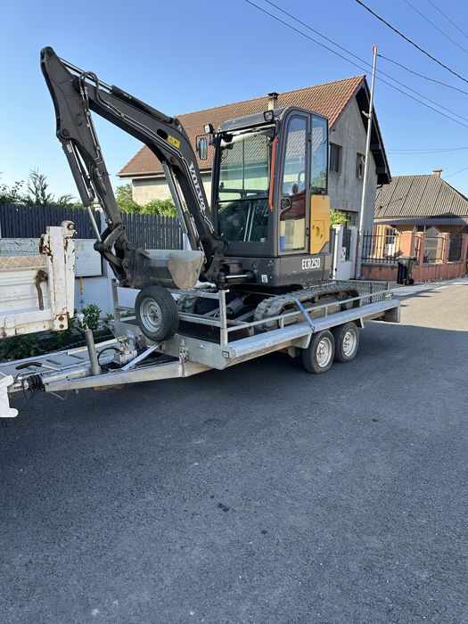 Remorca utilaje basculabila