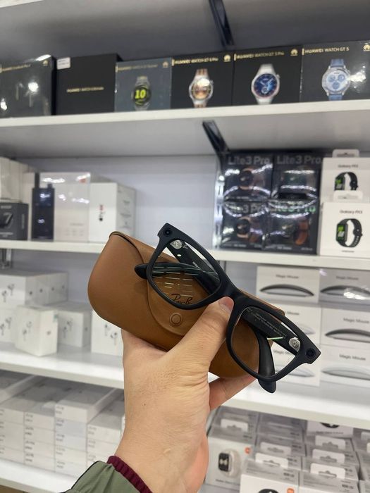 Умные очки Ray-Ban Meta Wayfarer Shiny Black, Green