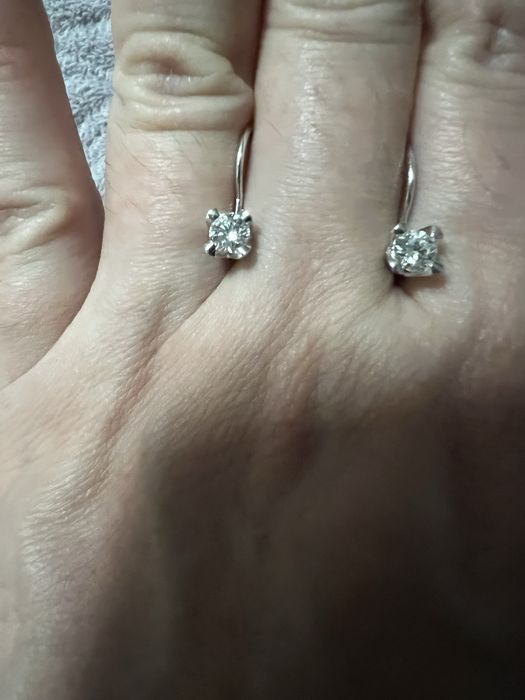 Серьги с бриллиантами