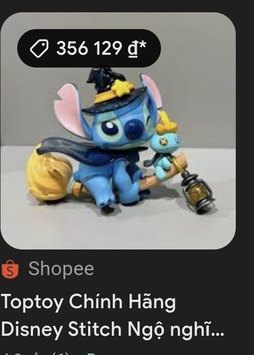 коллекционная фигурка Ститча из серии "Disney Top Toy Stitch Wacky Dia