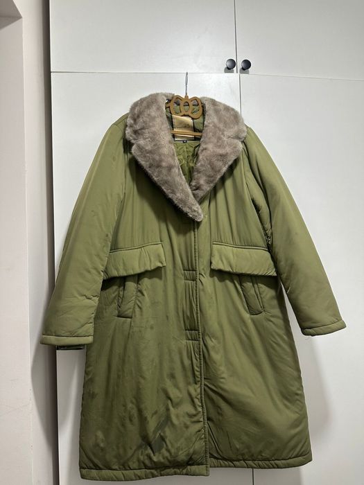 Куртка с норка воротником