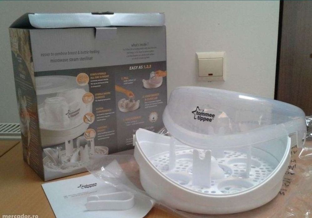 Sterilizator biberoane cuptor microunde Tommee Tippee alaptare bebe