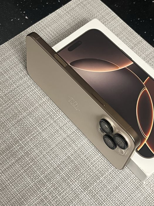 iPhone 16 ProMax,  1 TB  , culoare Desert Titanium, 92% baterie