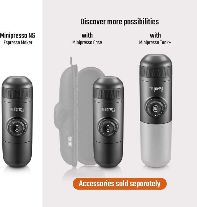 Преносима кафемашина WACACO Minipresso NS за Nespresso капсули