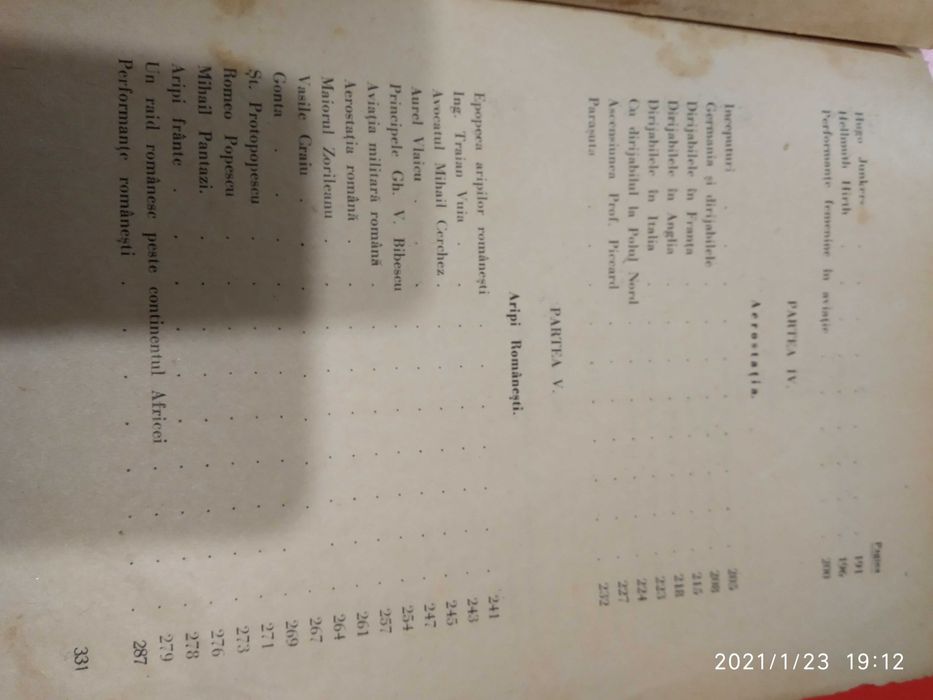 aviatie Pagini din istoricul aviatiei-Cpt.av.OPREA PETRE