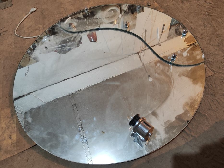 Зеркало круглое без полок