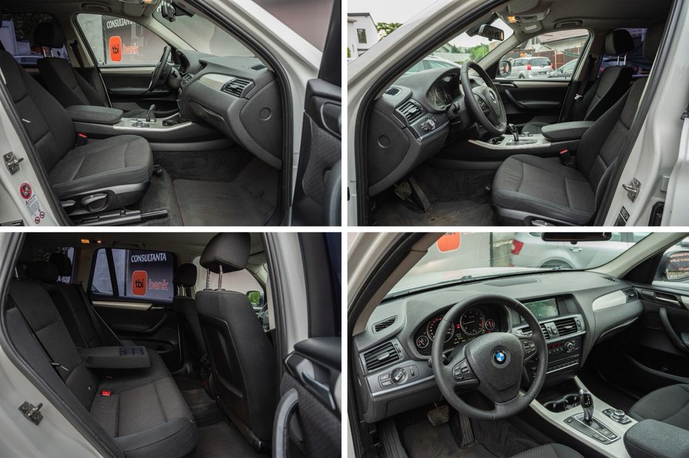 Bmw X3- 2012 - variante - navigatie mare - distributie schimbat / amortizoare/ revizie - senzori parcare - faruri bixenon - proprietar - jante aliaj
