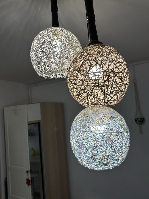 Abajur handmade din sfoara