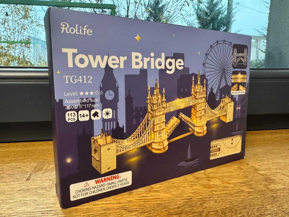 Vand Tower Bridge Architecture 3D Wooden Puzzle