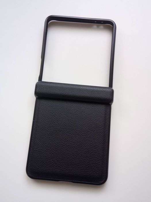 Калъф бизнес Leather за Galaxy Z Flip 7, Z Flip 6, Galaxy Z Flip 7 FE