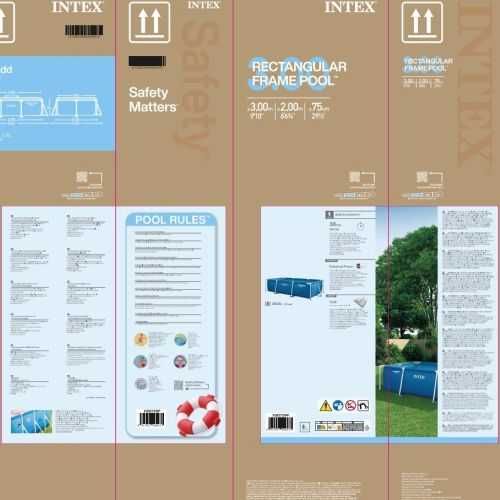 Бассейн Intex 28272NP 300 х 200 х 75 см 3834 л Каркасли