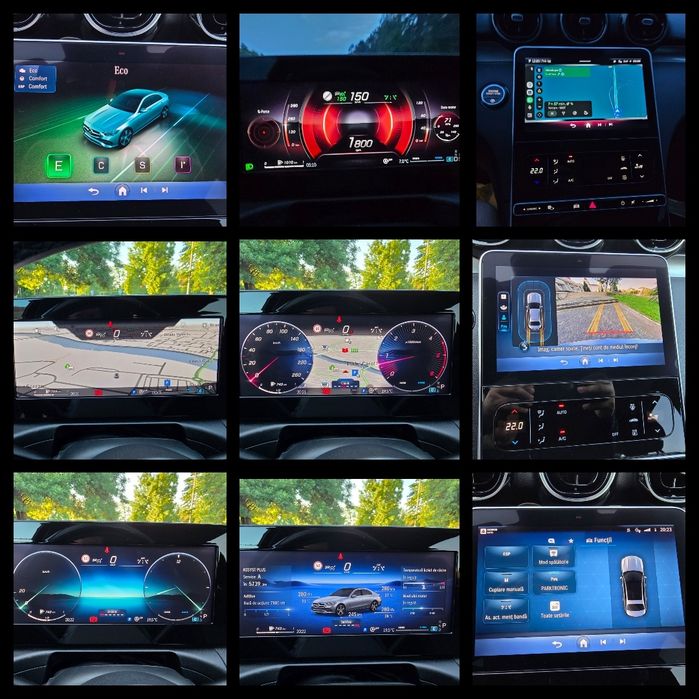 Mercedes-Benz C200D Limousine Night-Paket 9G-tronic 07/2023 Mild-Hybrid 163Cp  Led High Performance Widescreen Tableta Camera Clima Digitala Incălzire