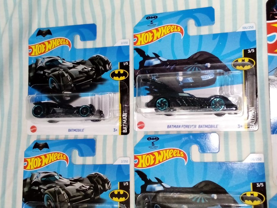 masinute Hot Wheels Batman Batmobile Back To The Future Delorean DMC