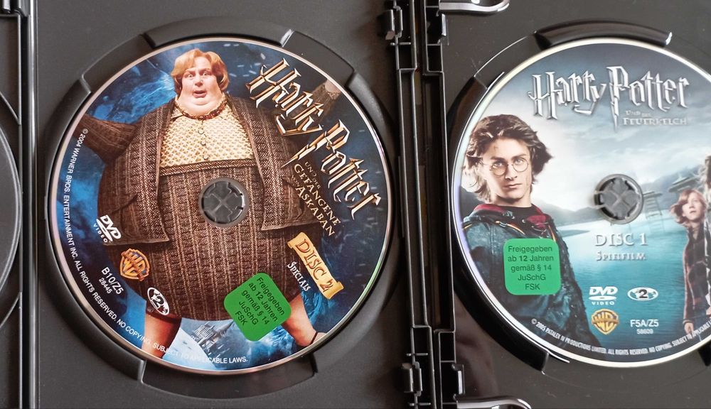 Harry Potter DVD disc