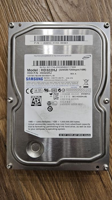 Продам жёсткий диск (HDD) для компьютера.