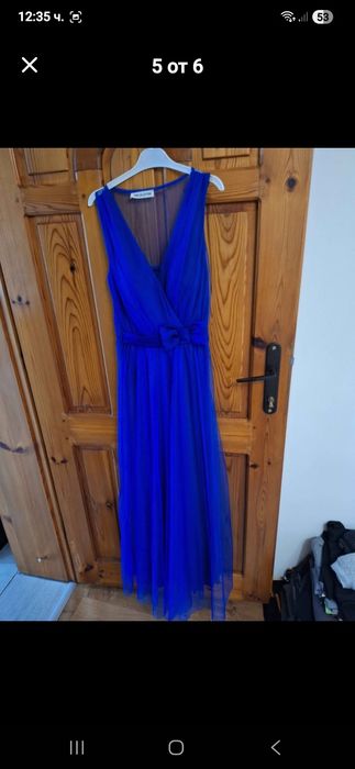 Рокля синя продавам