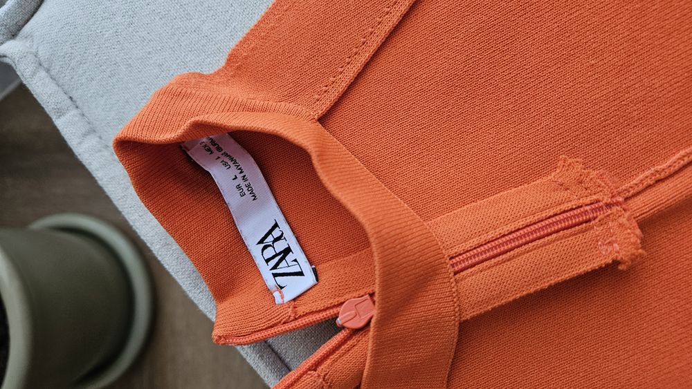 ZARA рипсен топ M-L размер