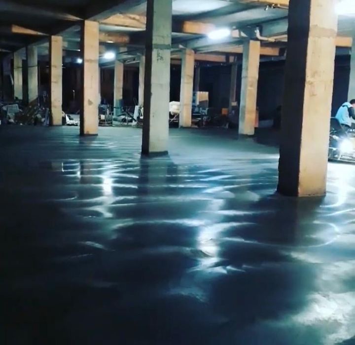 Прамышленый пол топинг пол