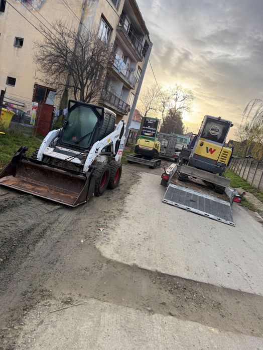 Închiriez miniexcavator / transport basculabil excavator