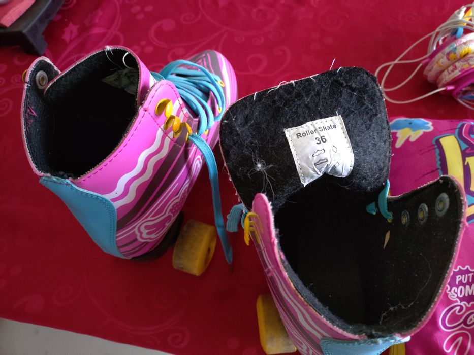 Комплект Soy Luna летни  кънки, аудио слушалки, и възглавница-дневник