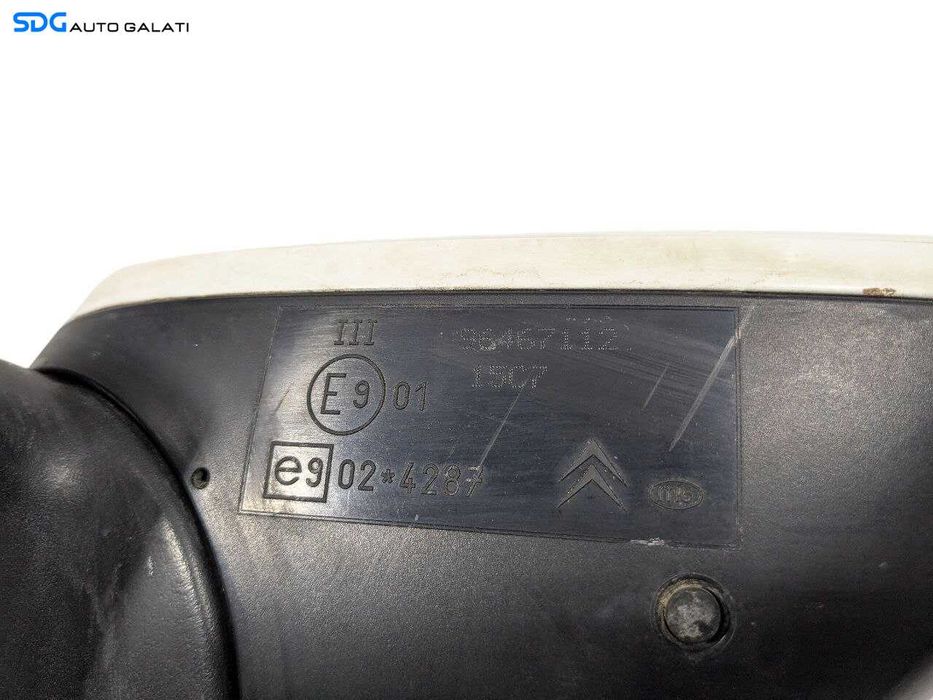 Oglinda Electrica Dreapta FARA Pliere Rabatare Citroen C4 2004 - 2008 Cod 96467112 [L6856]