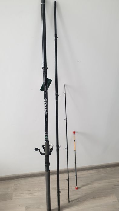 Въдица фидер три части 4.5м комплект с макара 3 лагера