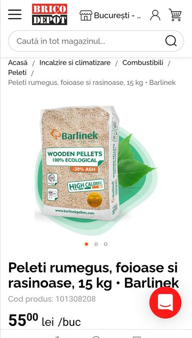 Peleti Barlinek rasinoase brad molid. A1 plus