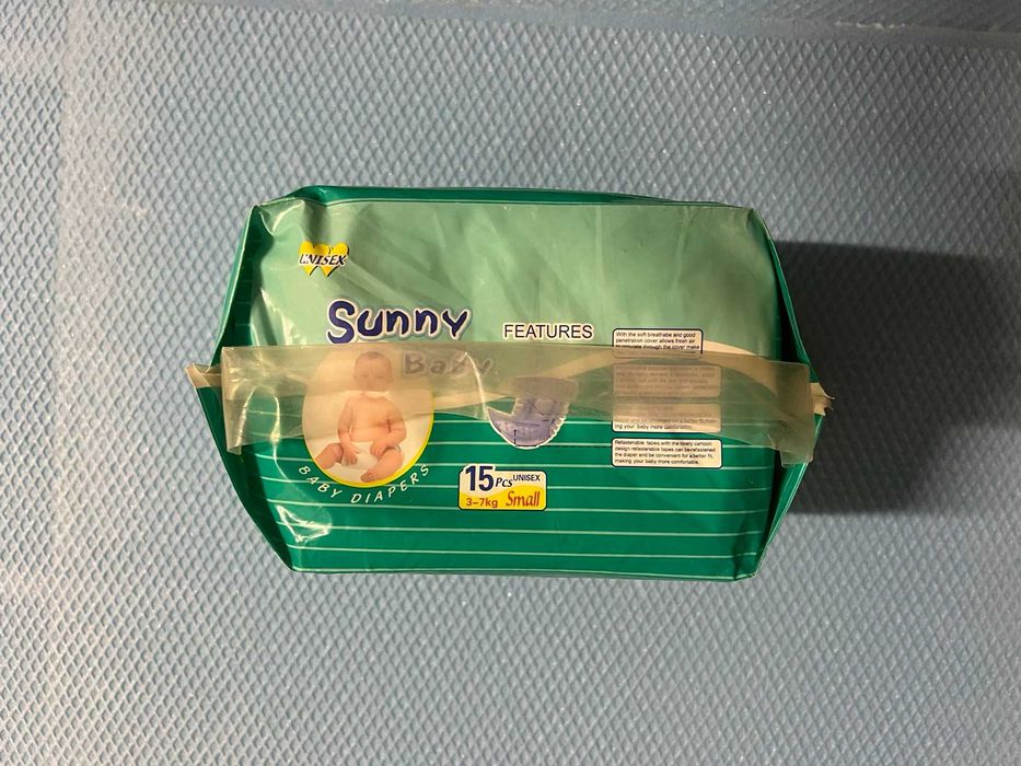Памперси Съни Бейби/ Pampers Sunny Baby - размер 1-2 (3-7кг.)