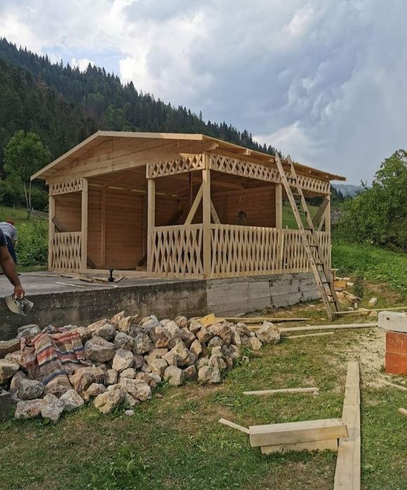 Terase din lemn -foișoare la comanda -pergole modele moderne -leagăne