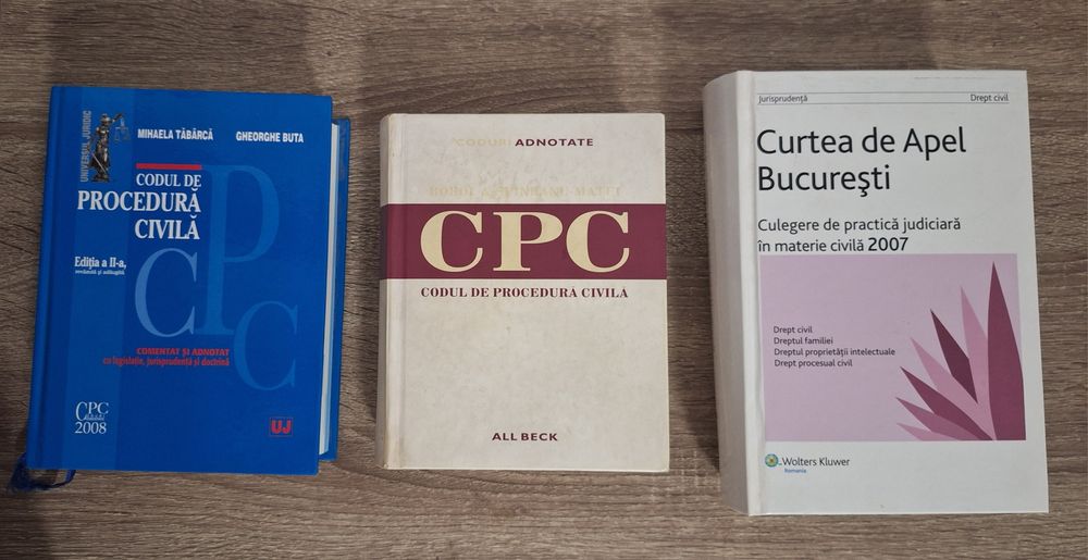 Cărți drept 2008,2007, 2005