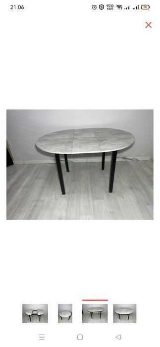 Стол обеденный 100*130 см