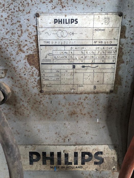 Vând aparat de sudură MIG/MAG AC/DC profesional Philips