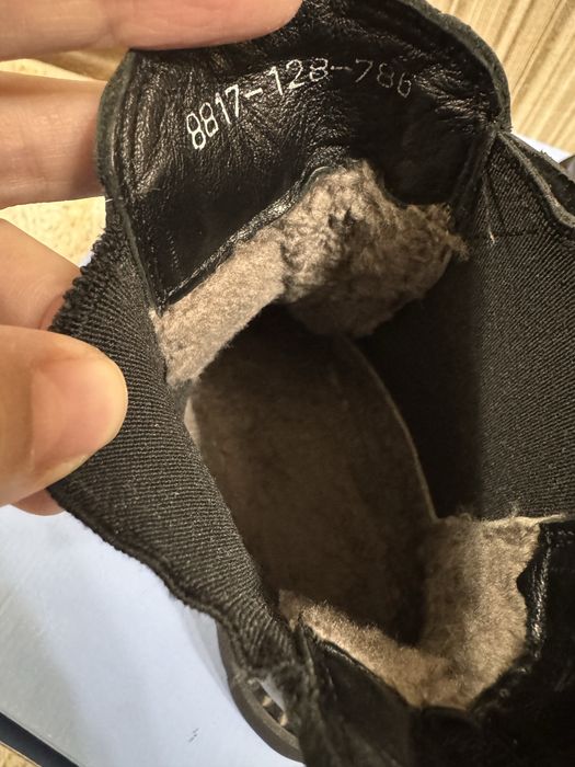 Полуспожки кожаные зима