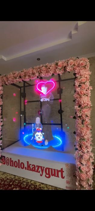 3д галограмма баннер