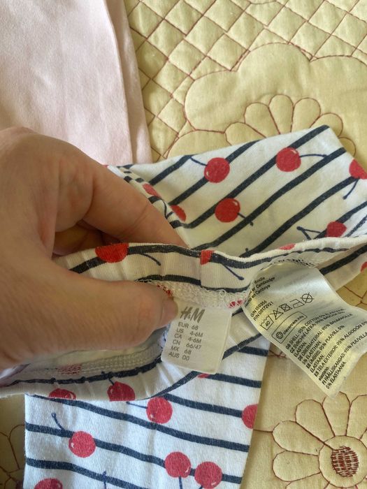 Lot 8x buc pantaloni bluza haine copii marime 68, 74 sau 80