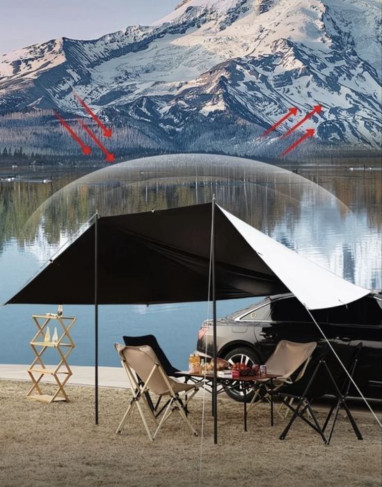 Тент , кемпинг, туризм. размер 3х4,5