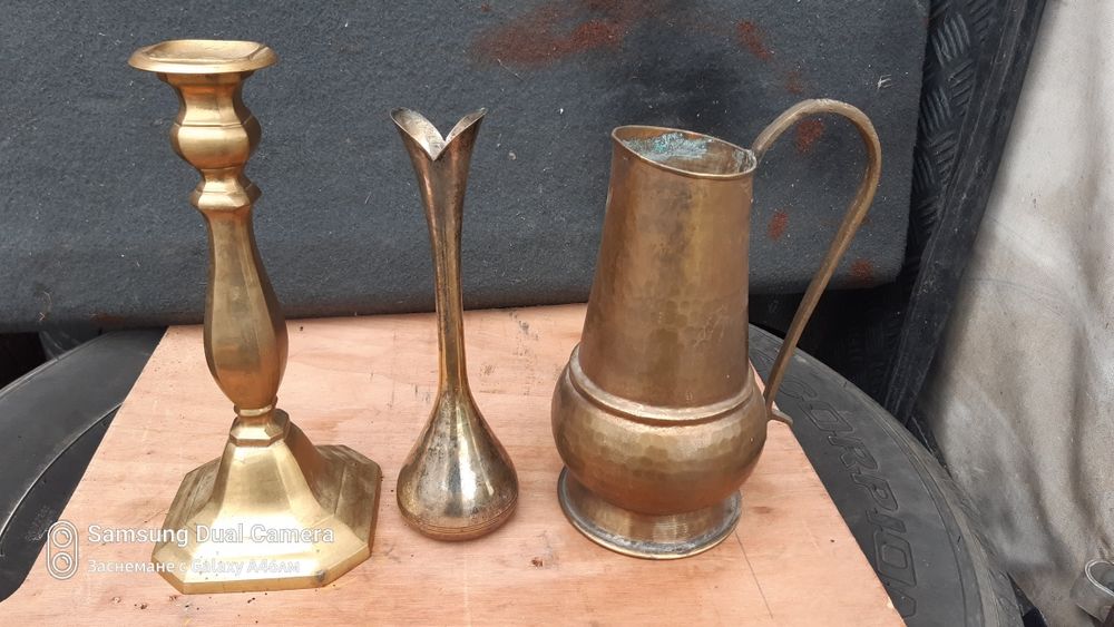 Медна кана и свешник