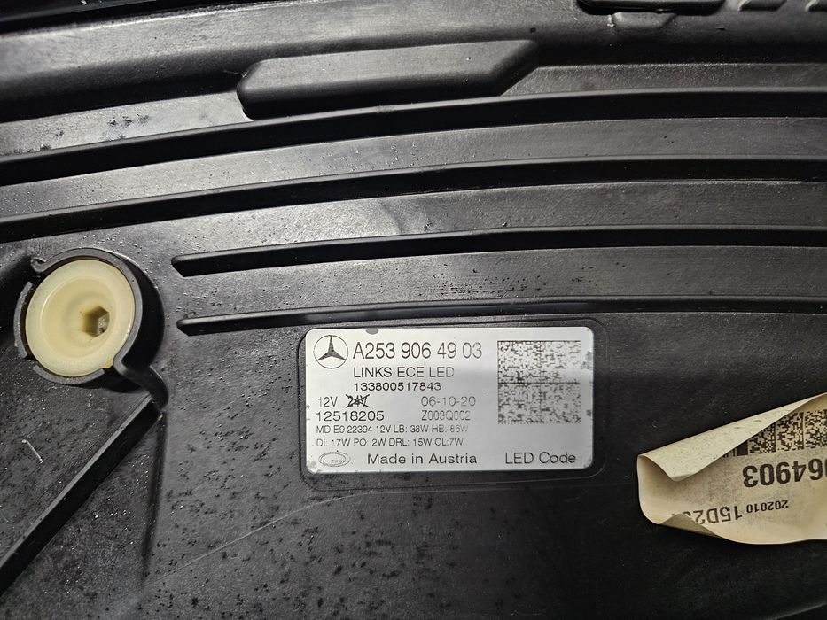 Far stanga Mercedes GLC Facelift W253