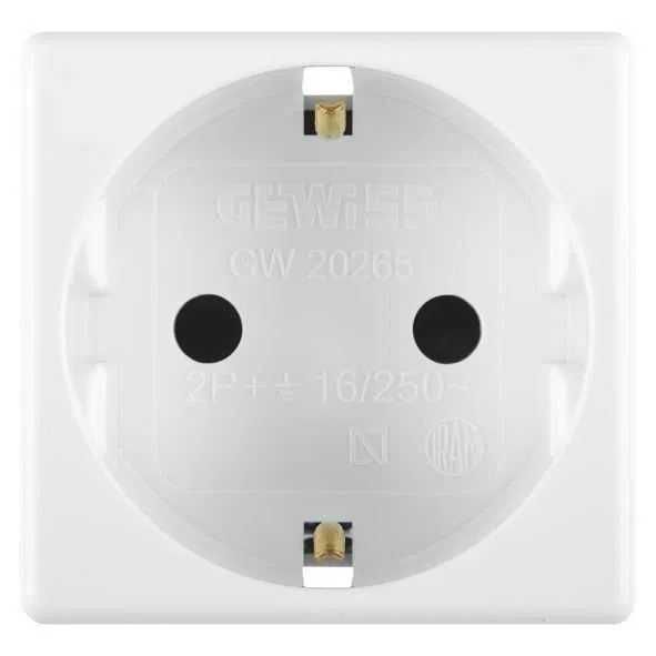 Priza Schuko Gewiss system alb.