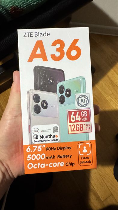 Новый ZTE Blade A36 4/64 ГБ
